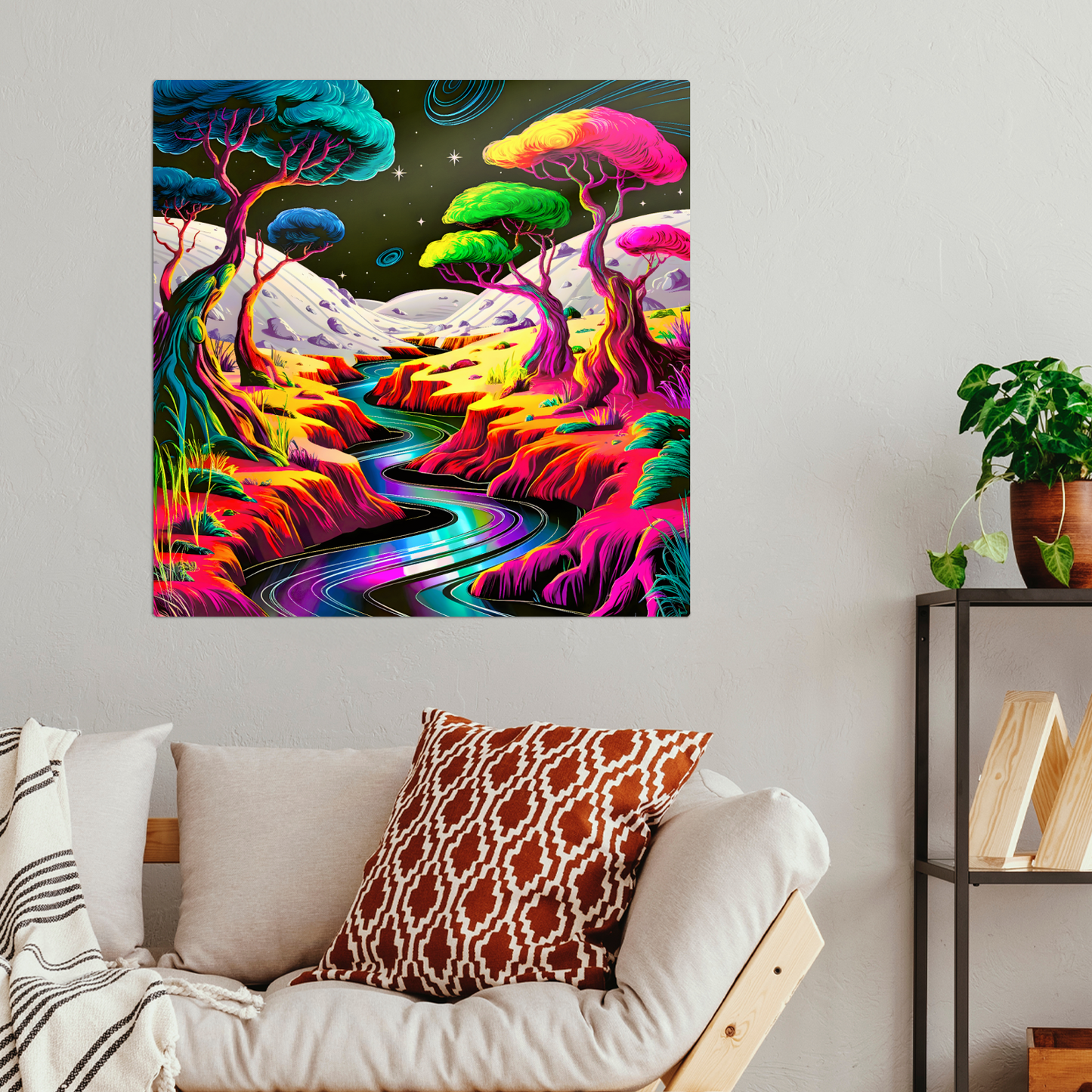 Fantasy World 1, Printed on aluminium to enhance colour and detail. A great gift idea that will endure a lifetime...