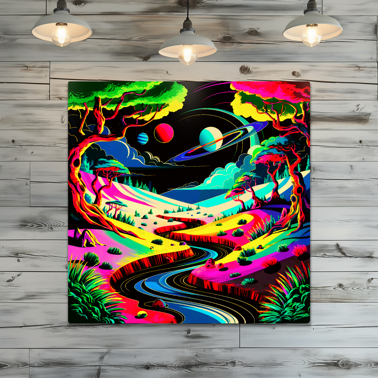 Fantasy World 2, Printed on aluminium to enhance colour and details. A great gift idea that will endure a lifetime...