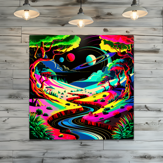 Fantasy World 2, Printed on aluminium to enhance colour and details. A great gift idea that will endure a lifetime...