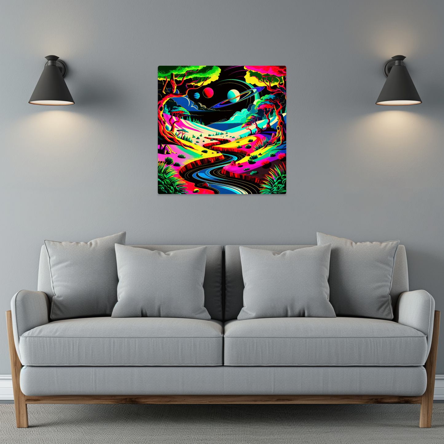 Fantasy World 2, Printed on aluminium to enhance colour and details. A great gift idea that will endure a lifetime...