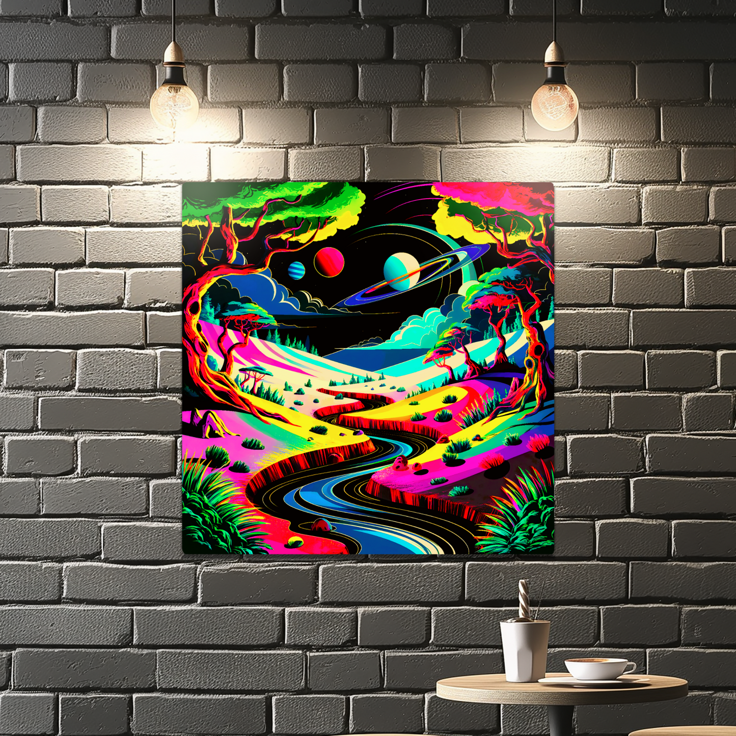 Fantasy World 2, Printed on aluminium to enhance colour and details. A great gift idea that will endure a lifetime...