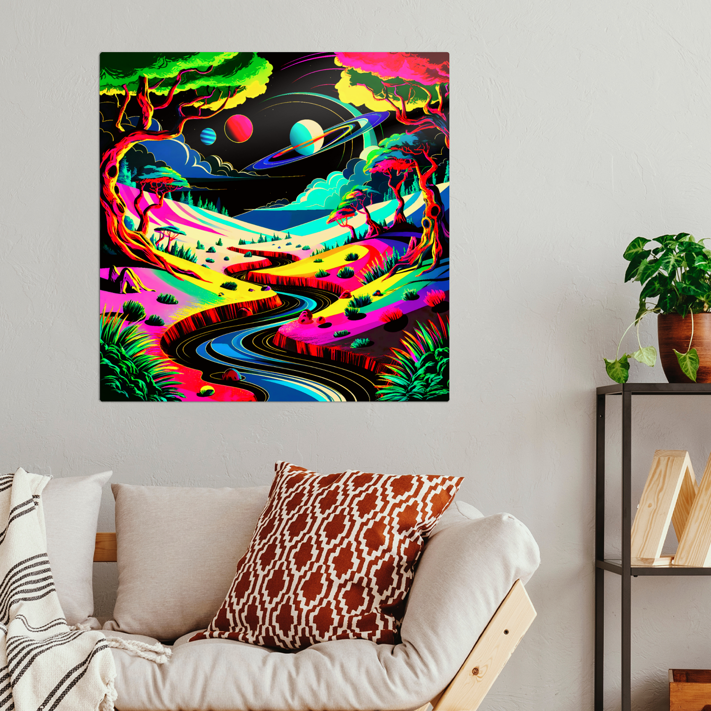 Fantasy World 2, Printed on aluminium to enhance colour and details. A great gift idea that will endure a lifetime...