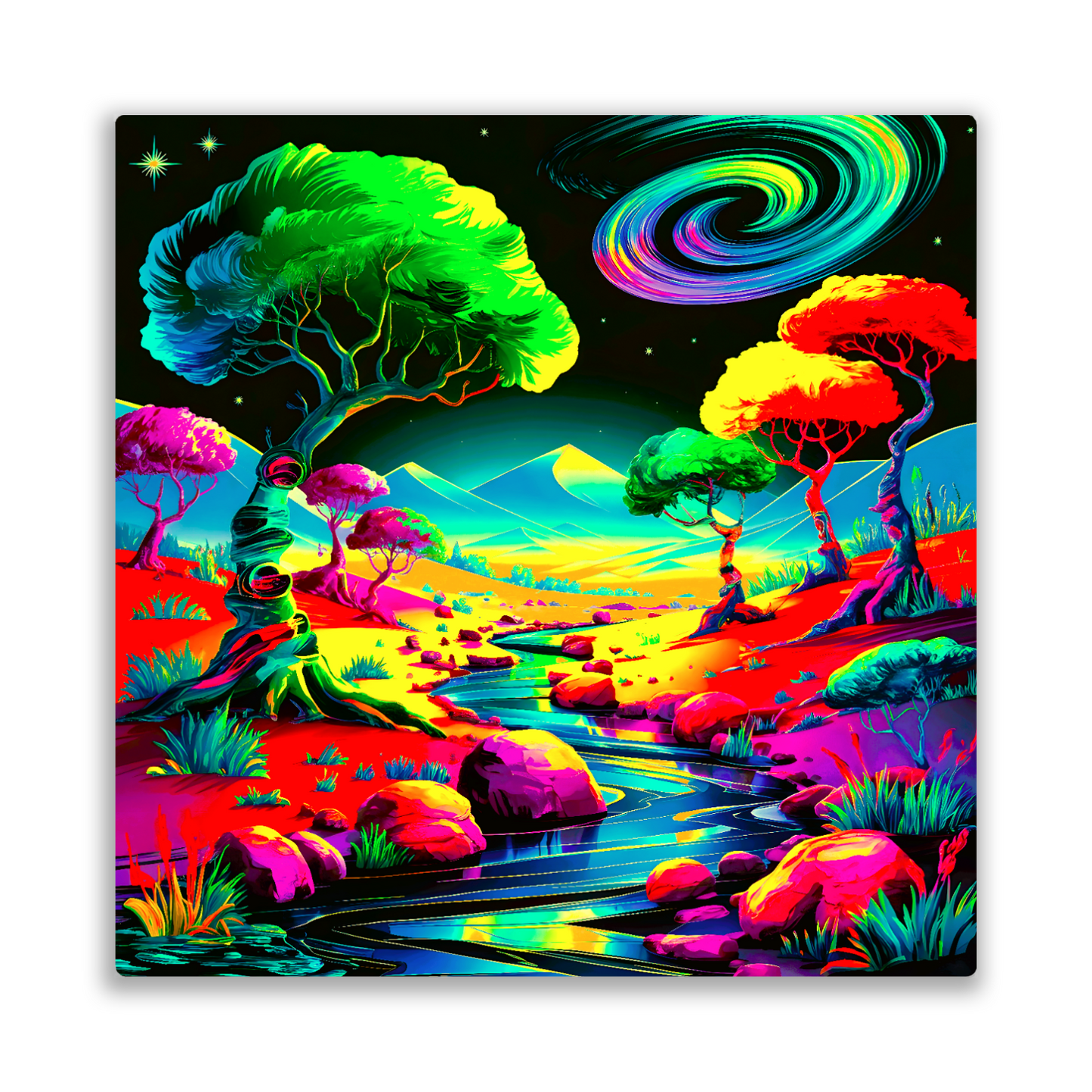 Fantasy World 3, Printed on aluminium to enhance colour and detail. A great gift that will endure a lifetime...