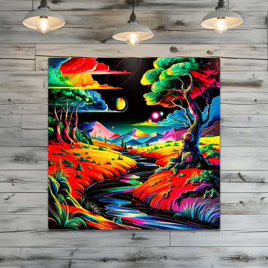 Fantasy World 4, Printed on aluminium to enhance colour and detail. A great gift idea that will endure a lifetime...