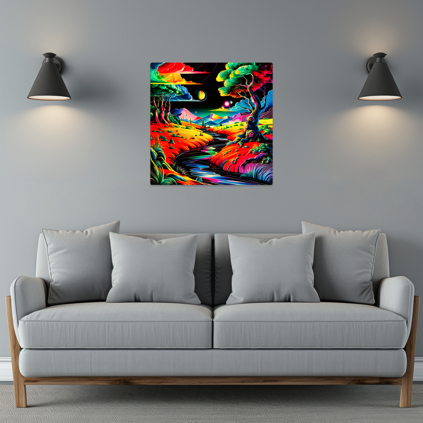 Fantasy World 4, Printed on aluminium to enhance colour and detail. A great gift idea that will endure a lifetime...