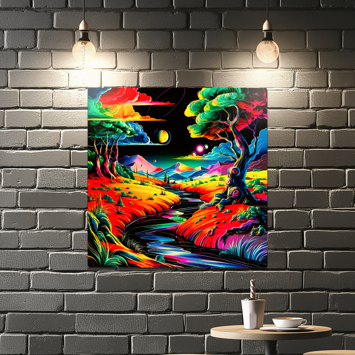 Fantasy World 4, Printed on aluminium to enhance colour and detail. A great gift idea that will endure a lifetime...