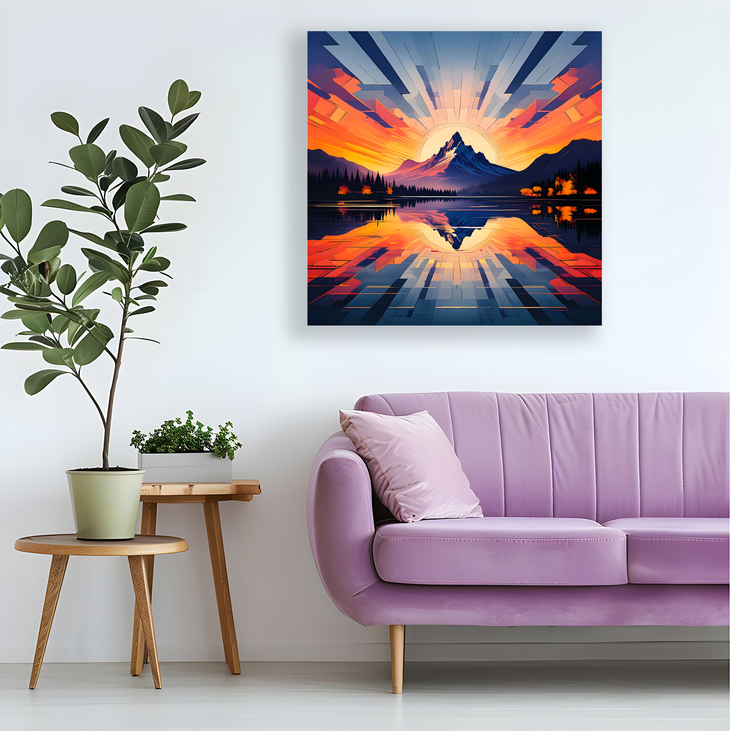 Mountain Print MP1, Printed On High Quality Canvas, Vibrant Colours, Highly Detailed, Unique Print, An Enduring Gift...