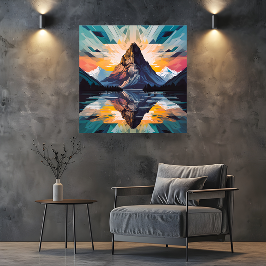 Mountain Print MP3, Printed On High Quality Canvas, Vibrant Colours, Highly Detailed, Unique Print, An Enduring Gift...