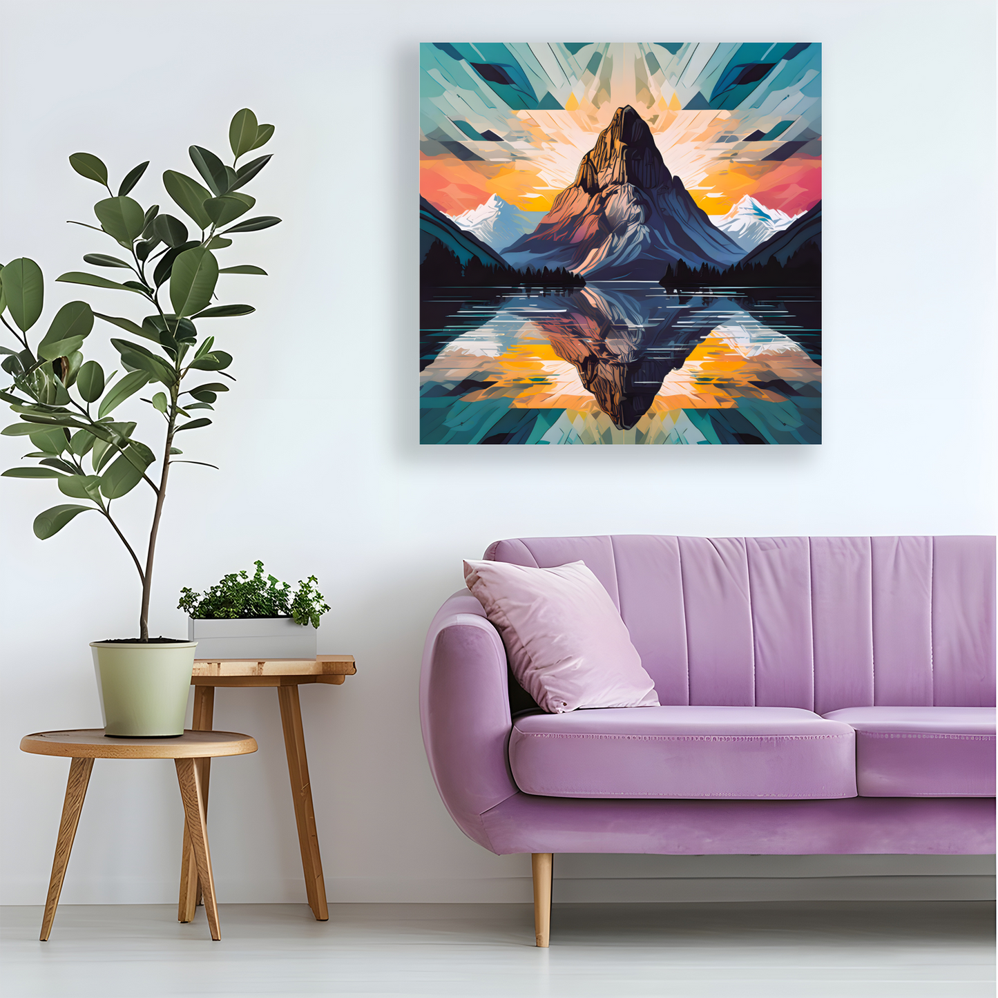 Mountain Print MP3, Printed On High Quality Canvas, Vibrant Colours, Highly Detailed, Unique Print, An Enduring Gift...