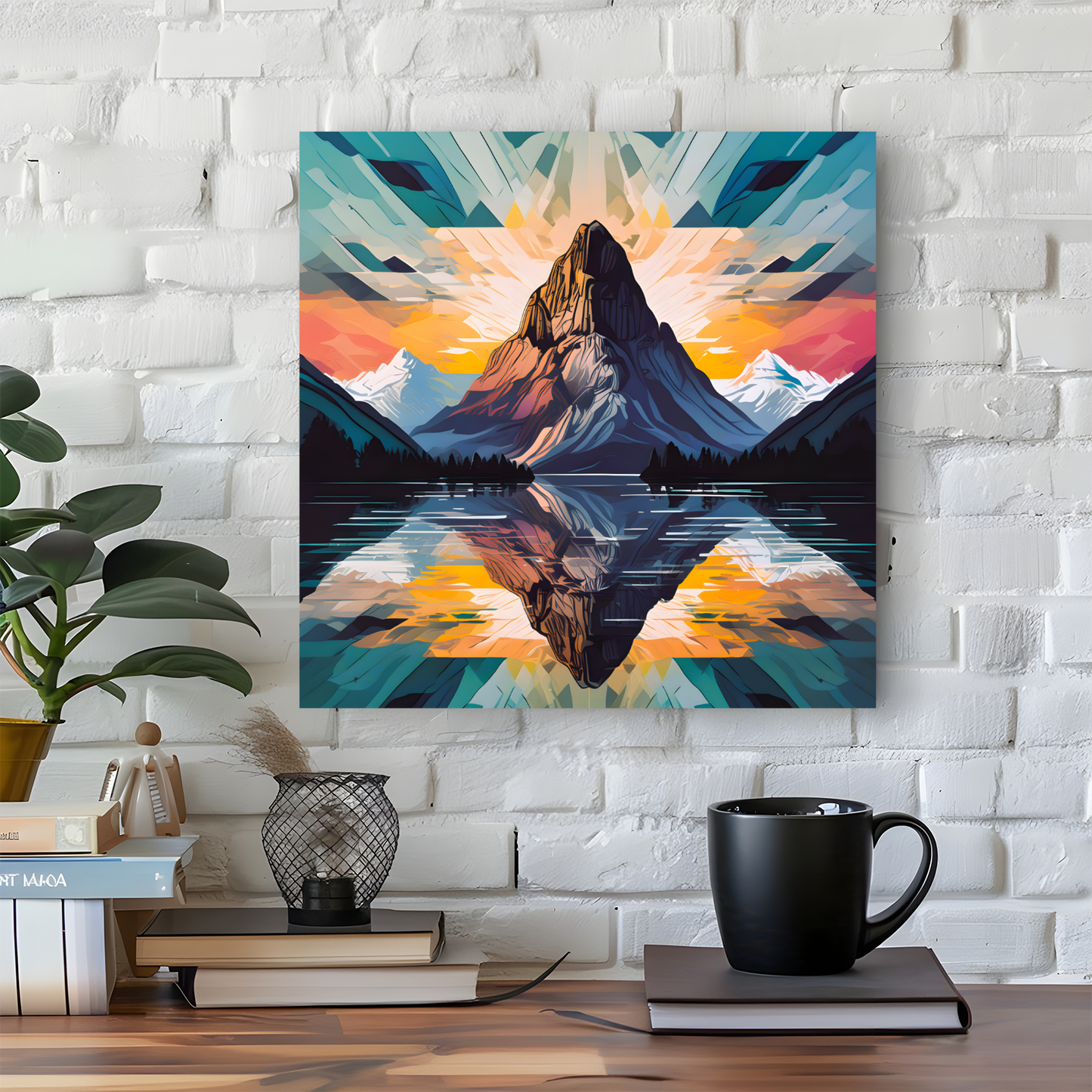 Mountain Print MP3, Printed On High Quality Canvas, Vibrant Colours, Highly Detailed, Unique Print, An Enduring Gift...