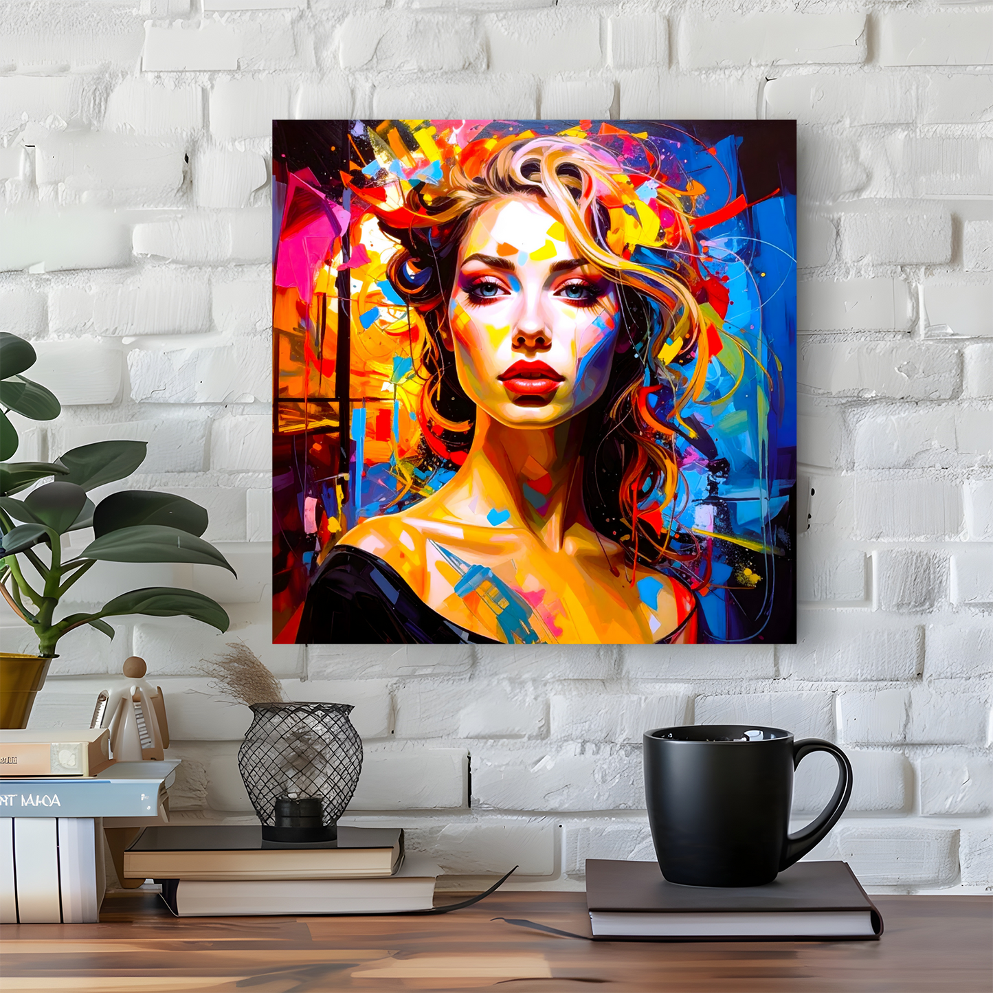 Portrait WP1, Printed On High Quality Canvas, Vibrant Colours, Unique Print, An Enduring Gift...