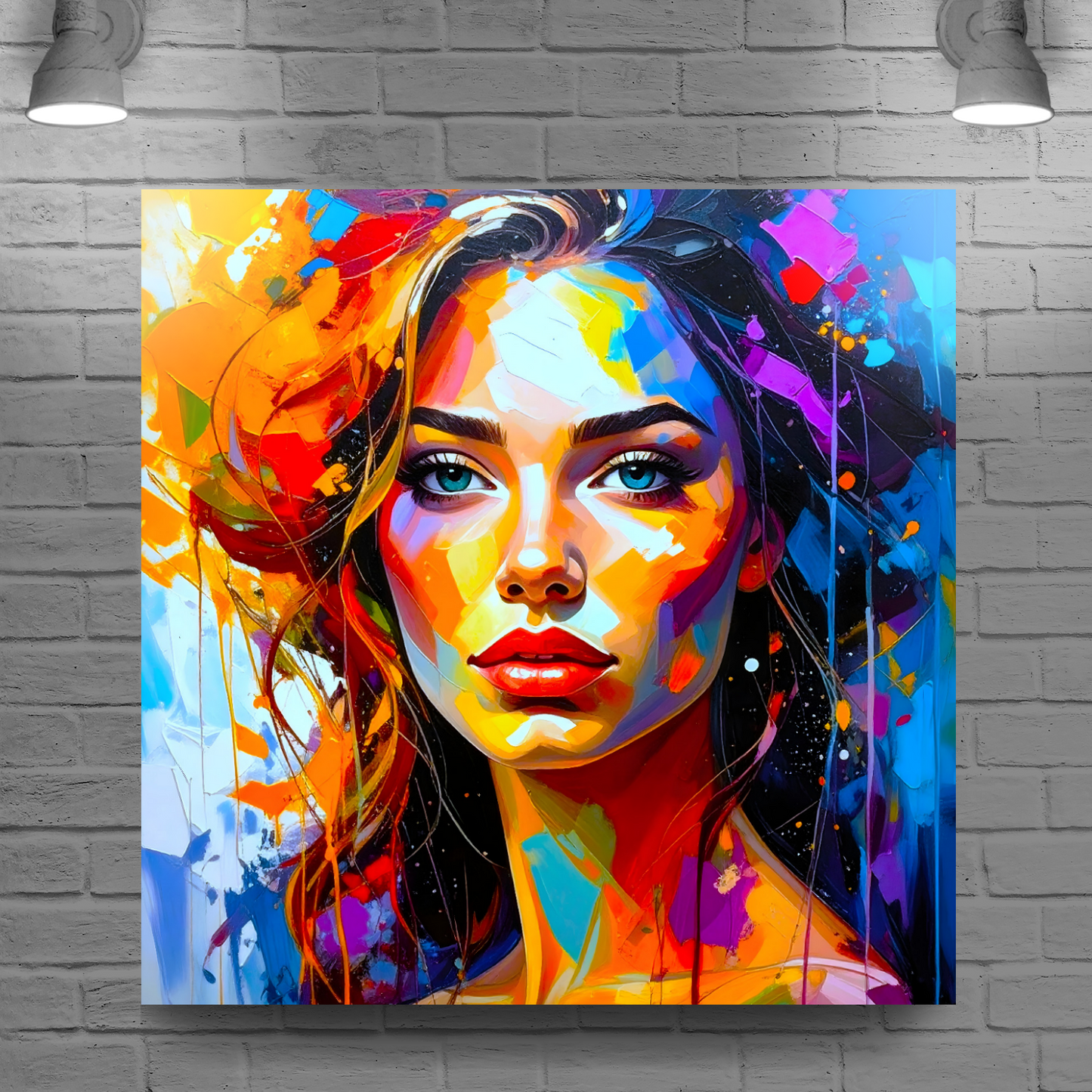 Portrait WP3, Printed On High Quality Canvas, Vibrant Colours, Unique Print, An Enduring Gift...