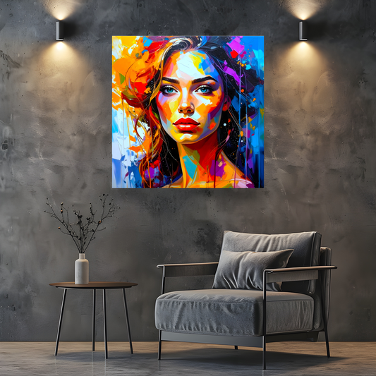Portrait WP3, Printed On High Quality Canvas, Vibrant Colours, Unique Print, An Enduring Gift...