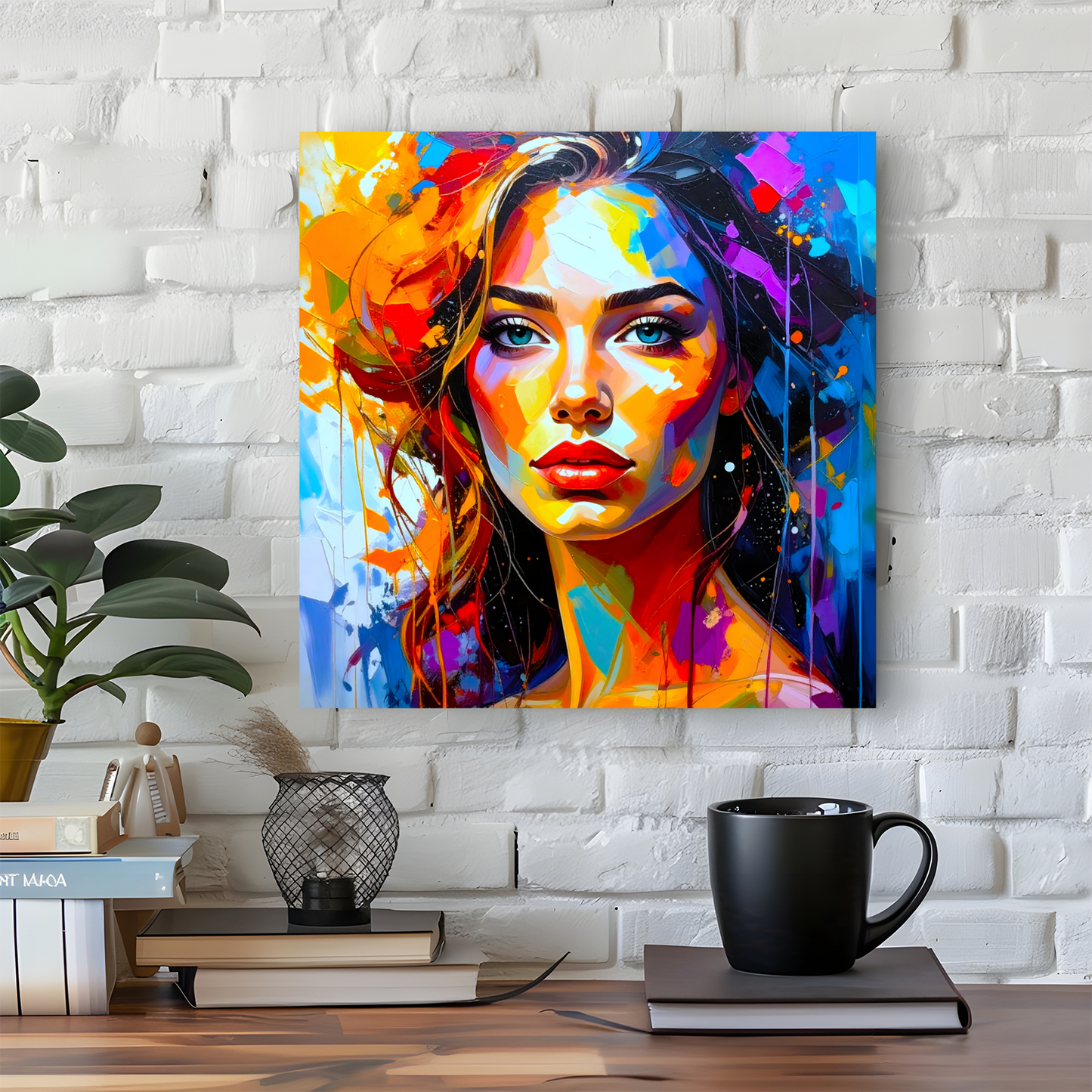 Portrait WP3, Printed On High Quality Canvas, Vibrant Colours, Unique Print, An Enduring Gift...