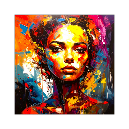 Portrait WP4, Printed On High Quality Canvas, Vibrant Colours, Unique Print, An Enduring Gift...