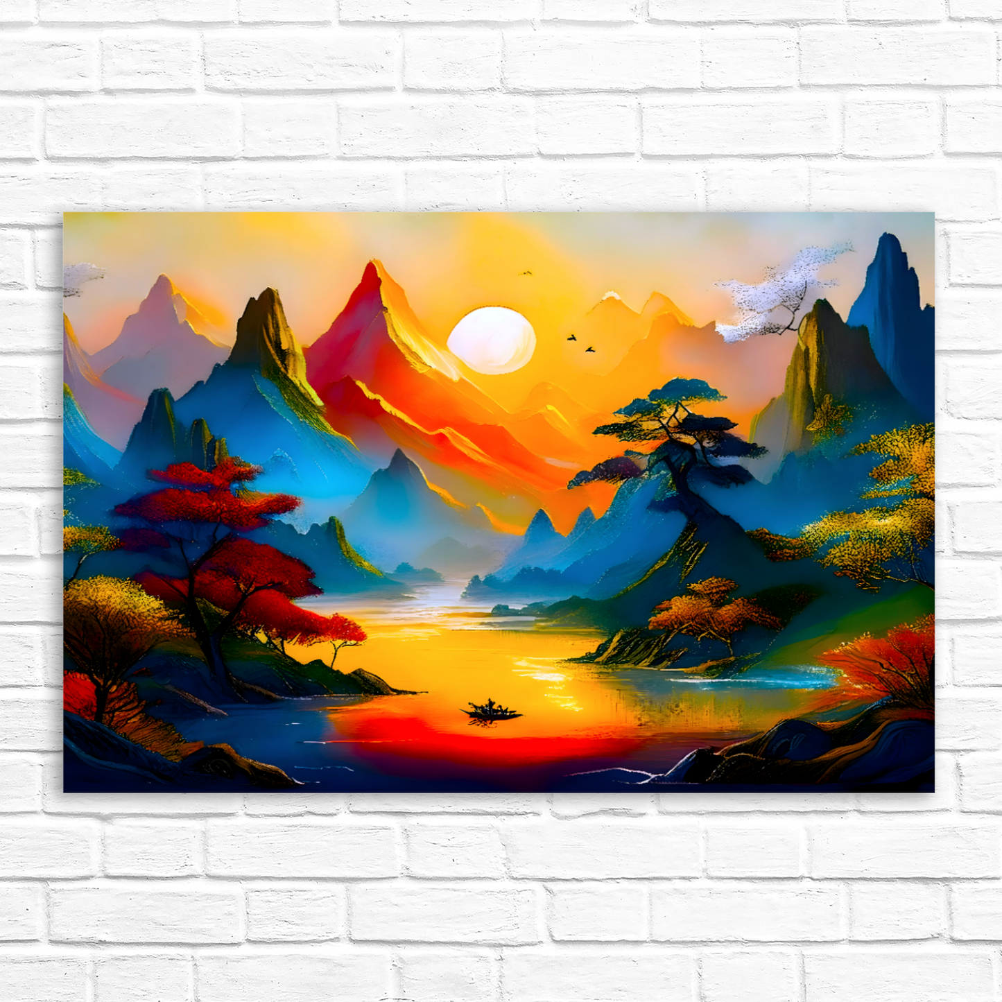 Fantasy Landscape FLC8, Printed On High Quality Canvas, Unique Image, A Gift For A Lifetime...