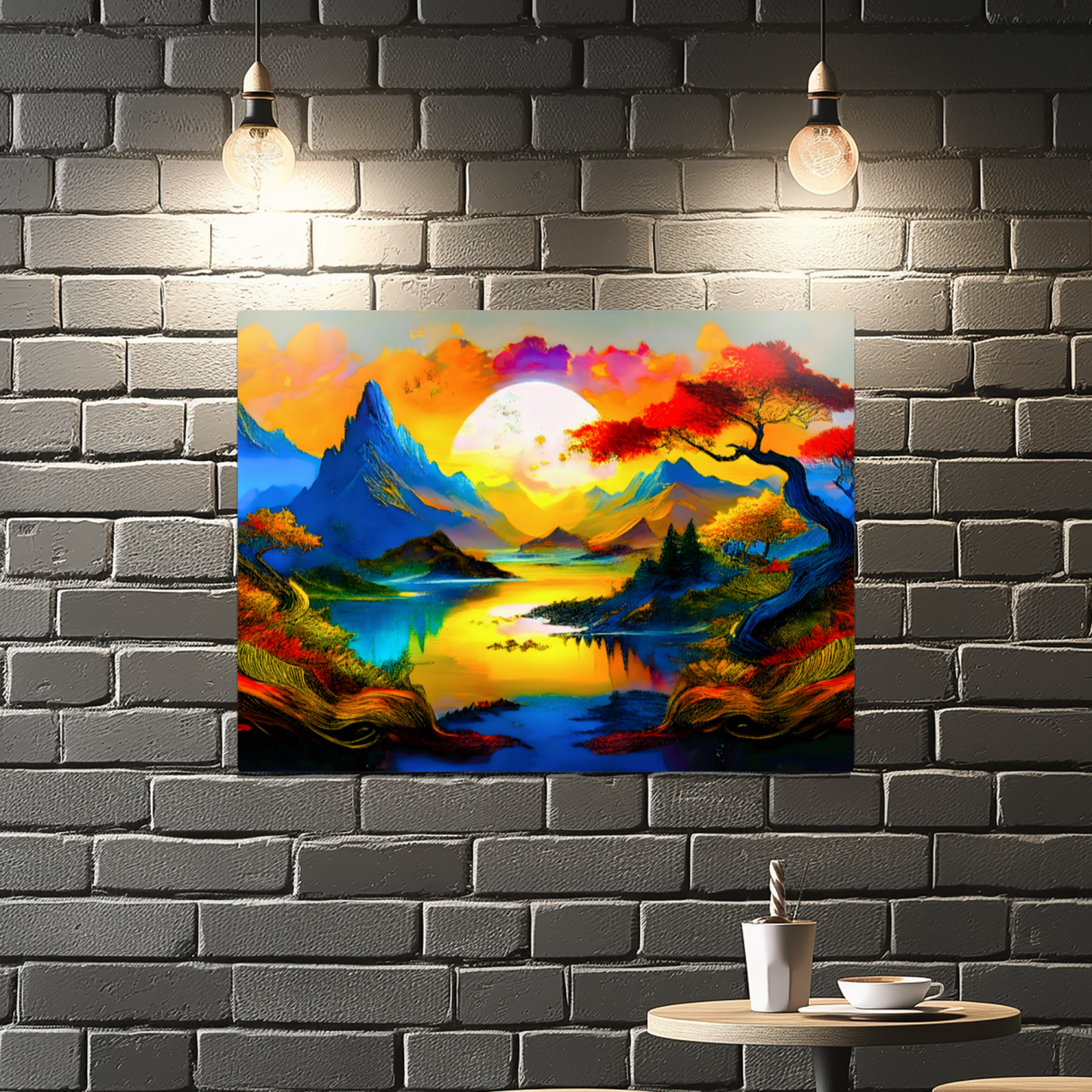 Fantasy Landscape FLM3, Printed on aluminium to enhance colour and detail. A great gift idea that will endure a lifetime...