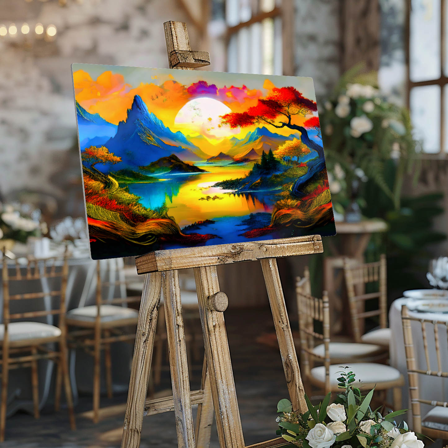 Fantasy Landscape FLM3, Printed on aluminium to enhance colour and detail. A great gift idea that will endure a lifetime...