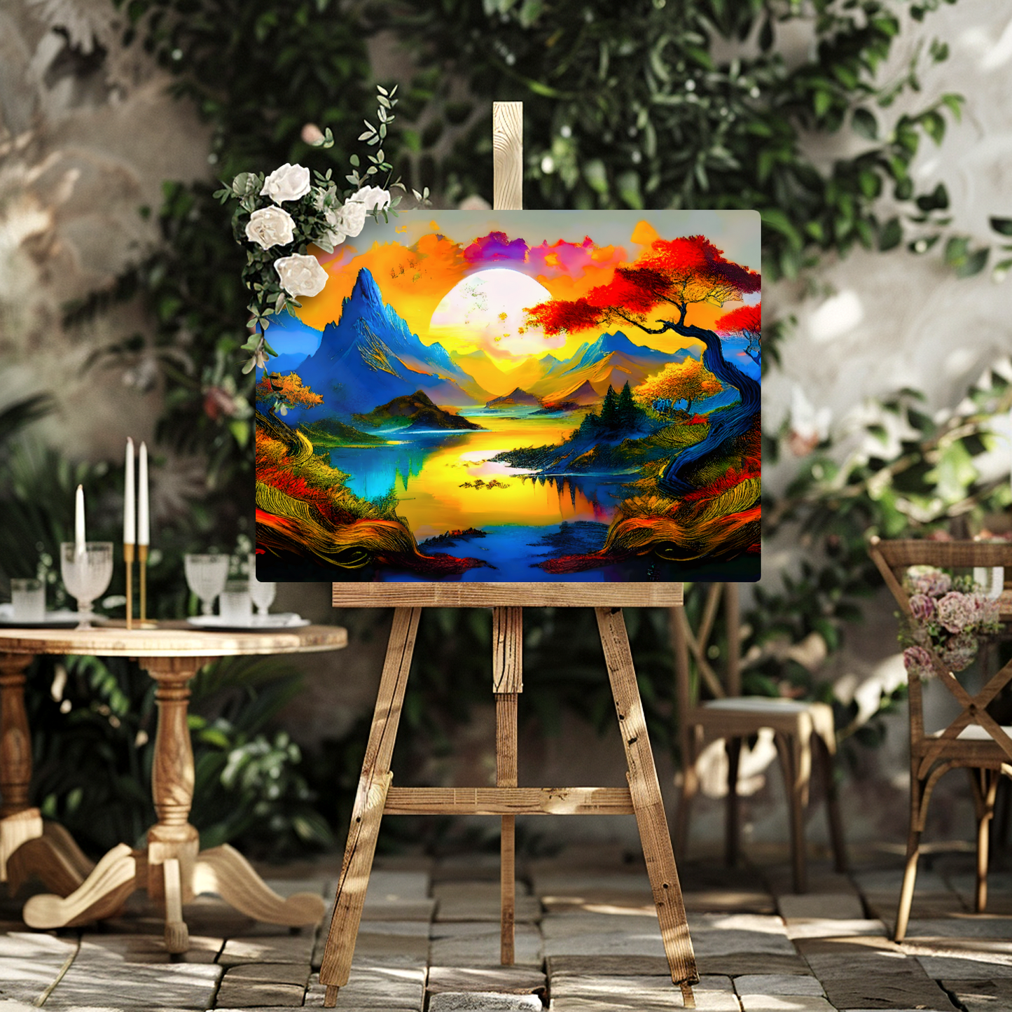 Fantasy Landscape FLM3, Printed on aluminium to enhance colour and detail. A great gift idea that will endure a lifetime...