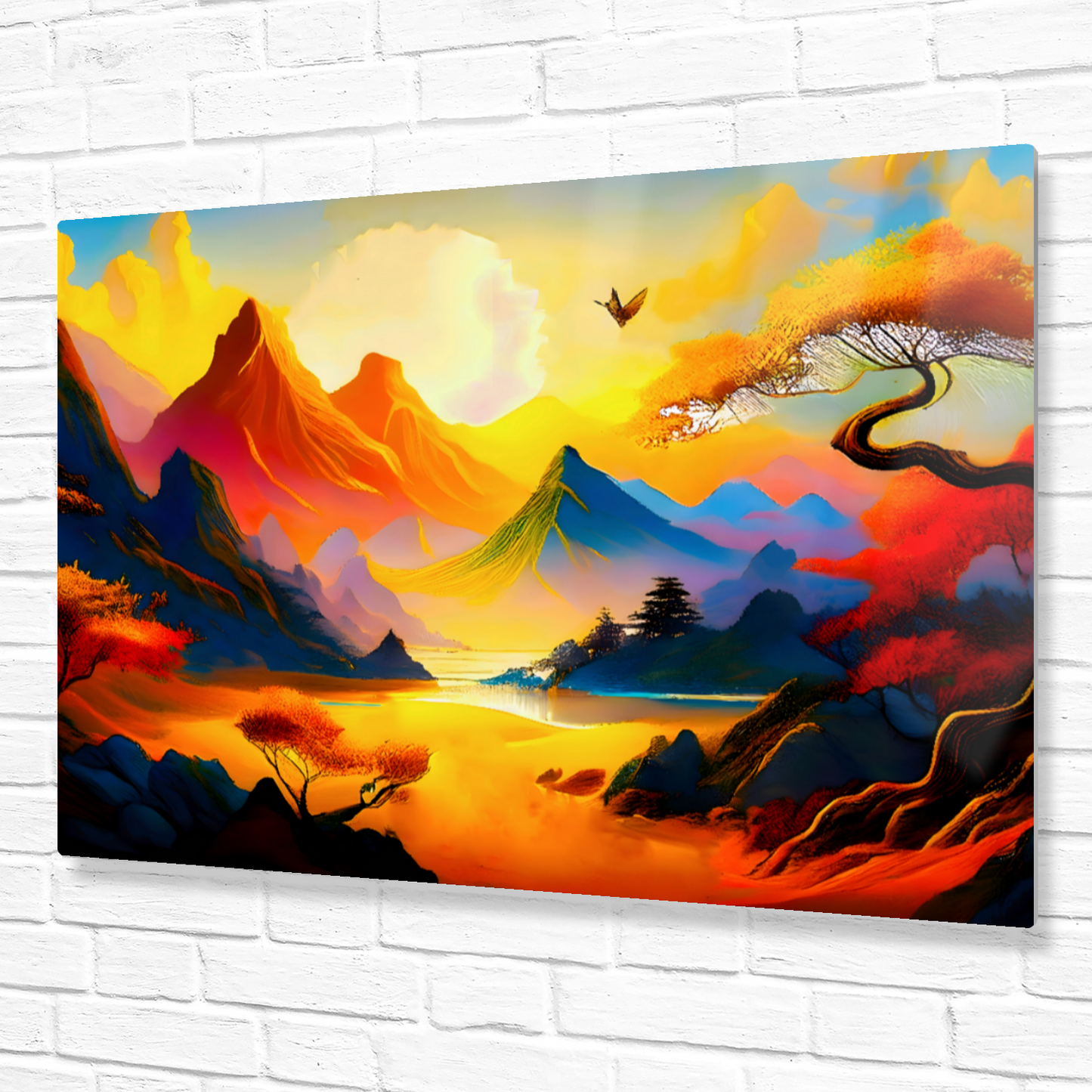 Fantasy Landscape FLM5, Printed on aluminium to enhance colour and detail. A gift that will endure a lifetime...