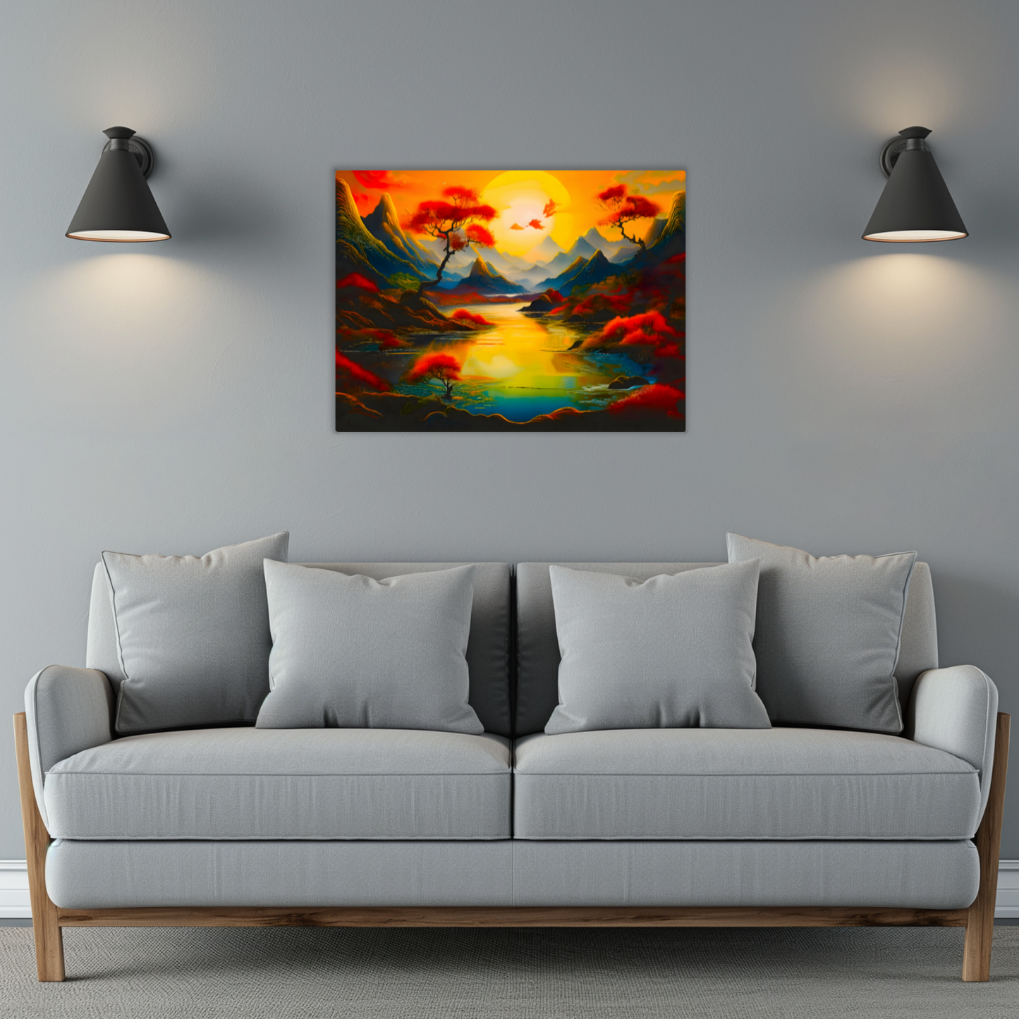 Fantasy Landscape FLM6, Printed on aluminium to enhance colour and detail. A gift that will endure a lifetime...