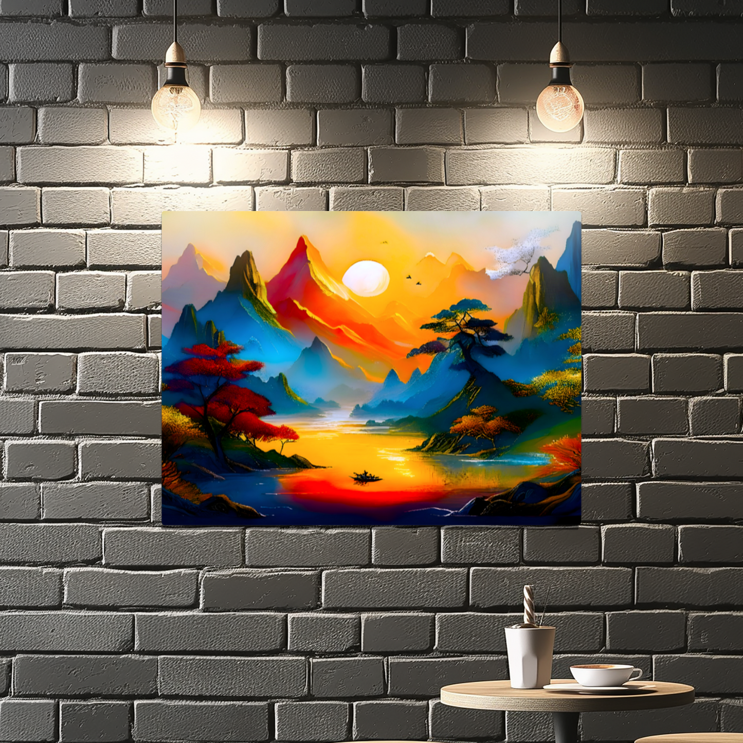 Fantasy Landscape FLM8, Printed on aluminium to enhance colour and detail. A gift that will endure a lifetime...