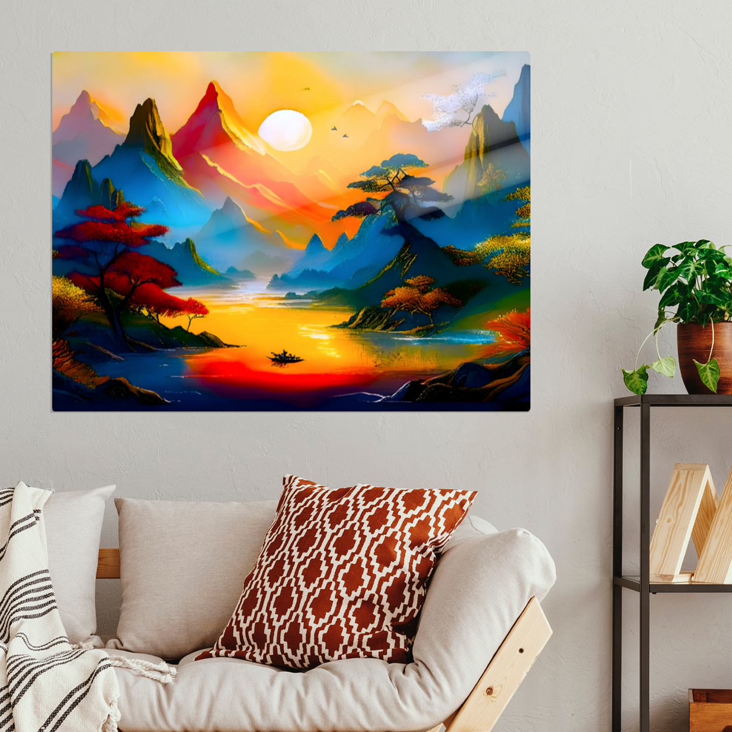 Fantasy Landscape FLM8, Printed on aluminium to enhance colour and detail. A gift that will endure a lifetime...