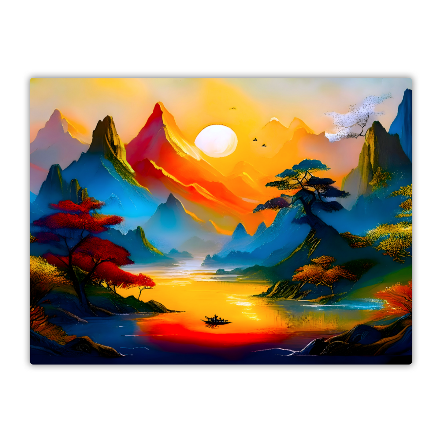 Fantasy Landscape FLM8, Printed on aluminium to enhance colour and detail. A gift that will endure a lifetime...