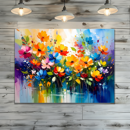 Wildflowers WA1, Printed On Gloss Aluminium To Enhance Colours And Details, Gift For You Or Family & Friends...
