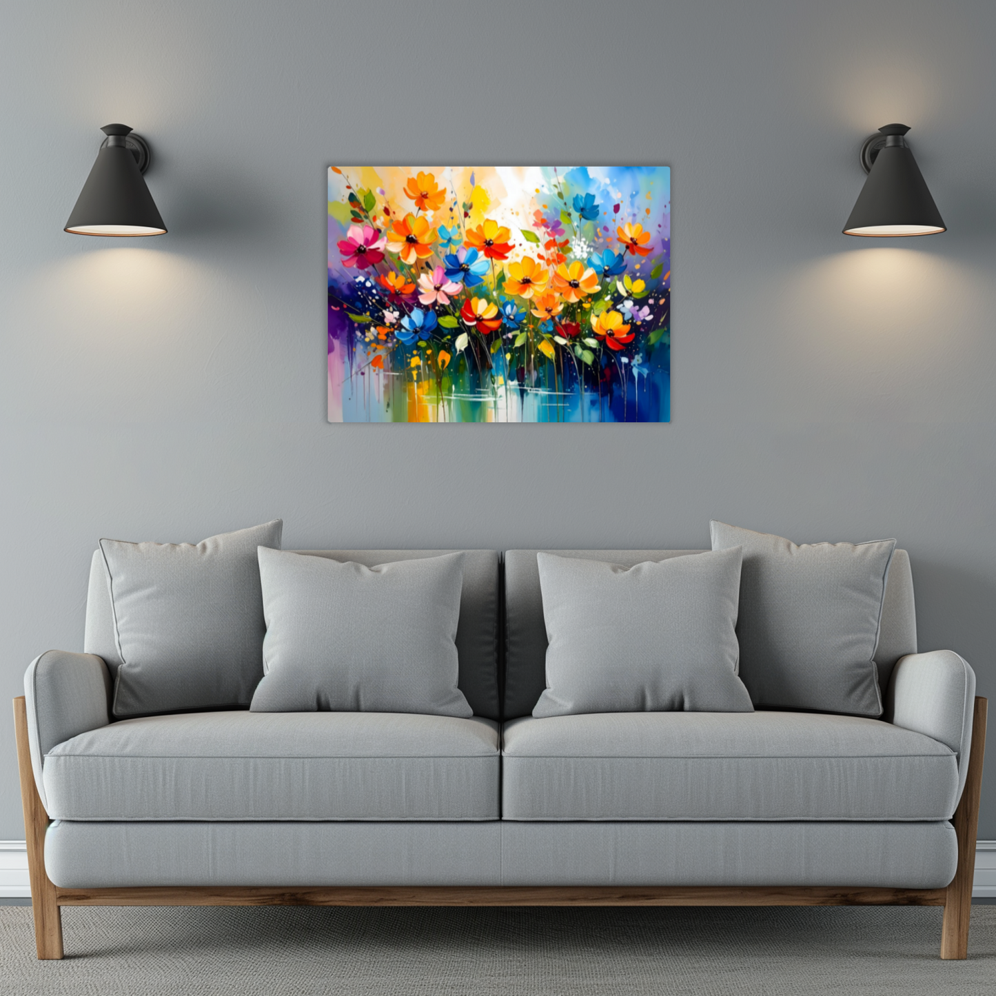 Wildflowers WA1, Printed On Gloss Aluminium To Enhance Colours And Details, Gift For You Or Family & Friends...