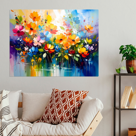 Wildflowers WA1, Printed On Gloss Aluminium To Enhance Colours And Details, Gift For You Or Family & Friends...