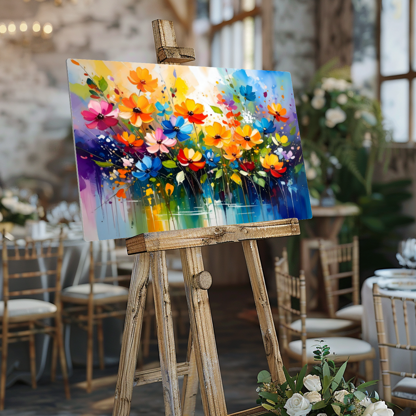Wildflowers WA1, Printed On Gloss Aluminium To Enhance Colours And Details, Gift For You Or Family & Friends...