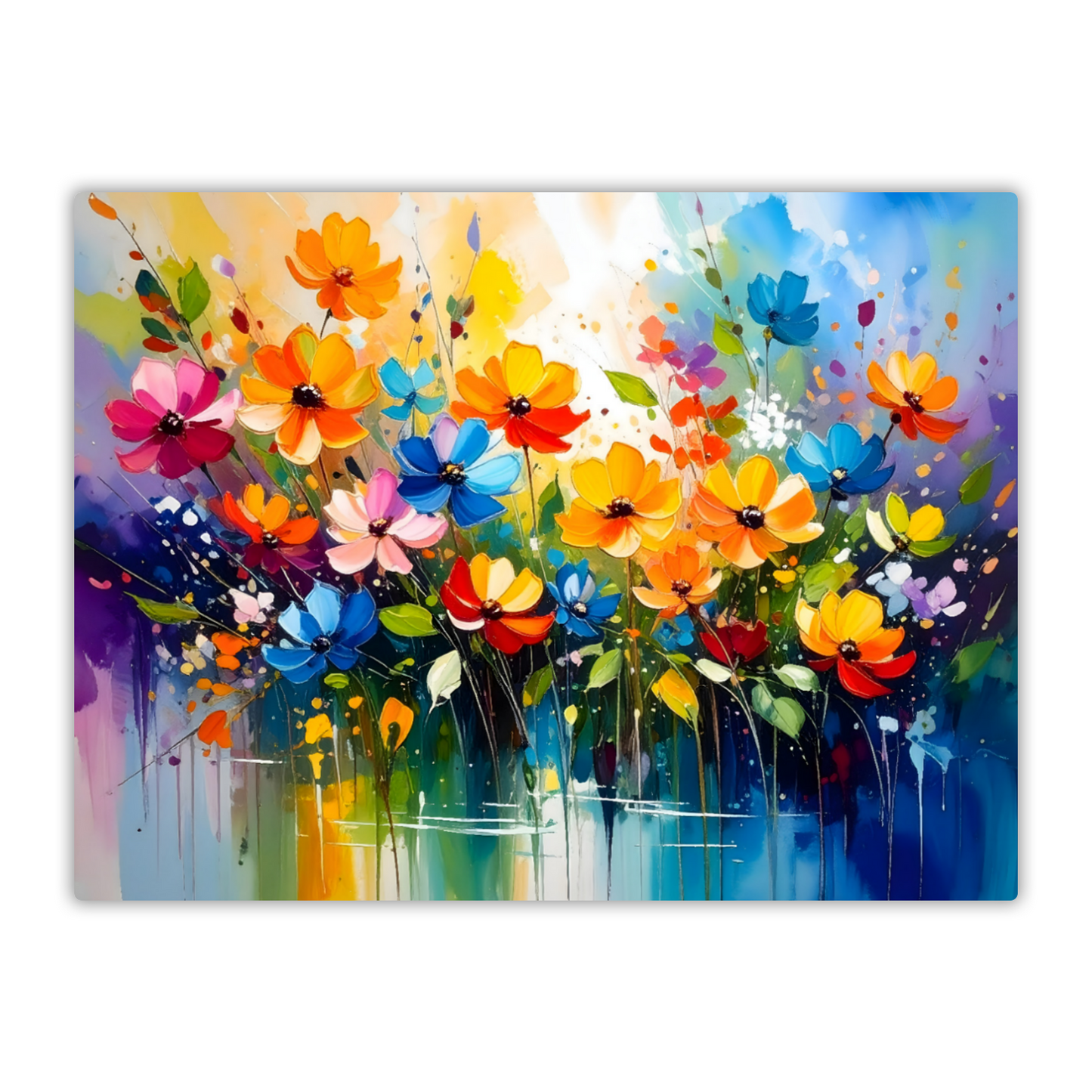 Wildflowers WA1, Printed On Gloss Aluminium To Enhance Colours And Details, Gift For You Or Family & Friends...