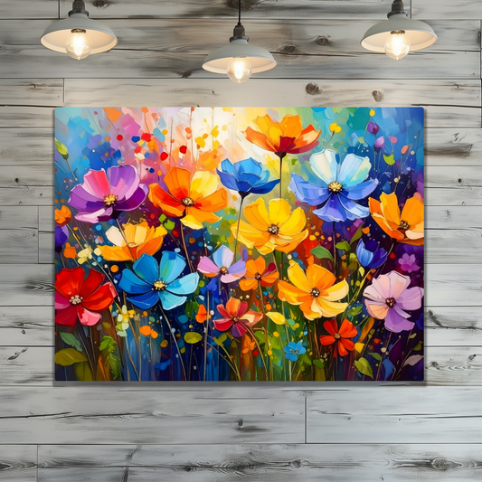 Wildflowers WA2, Printed On Gloss Aluminium To Enhance Colours And Details, Gift For You Or Family & Friends...