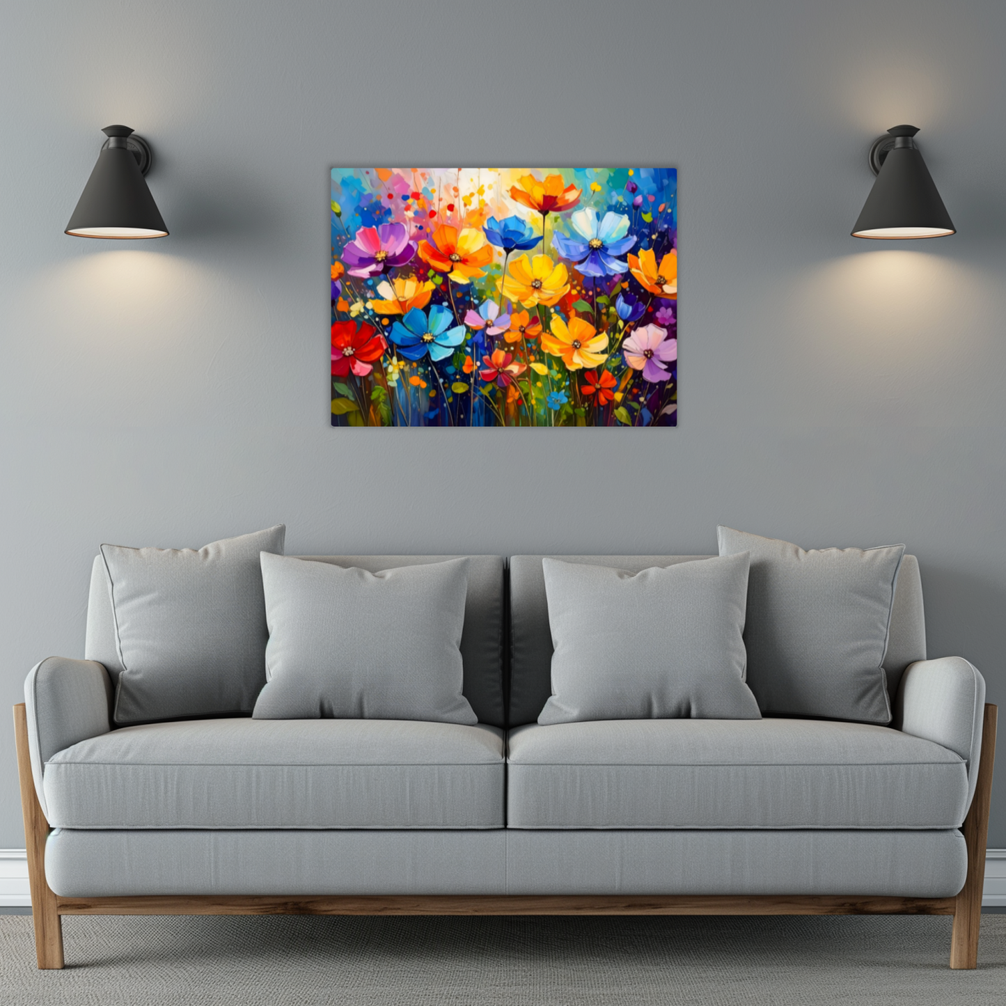 Wildflowers WA2, Printed On Gloss Aluminium To Enhance Colours And Details, Gift For You Or Family & Friends...