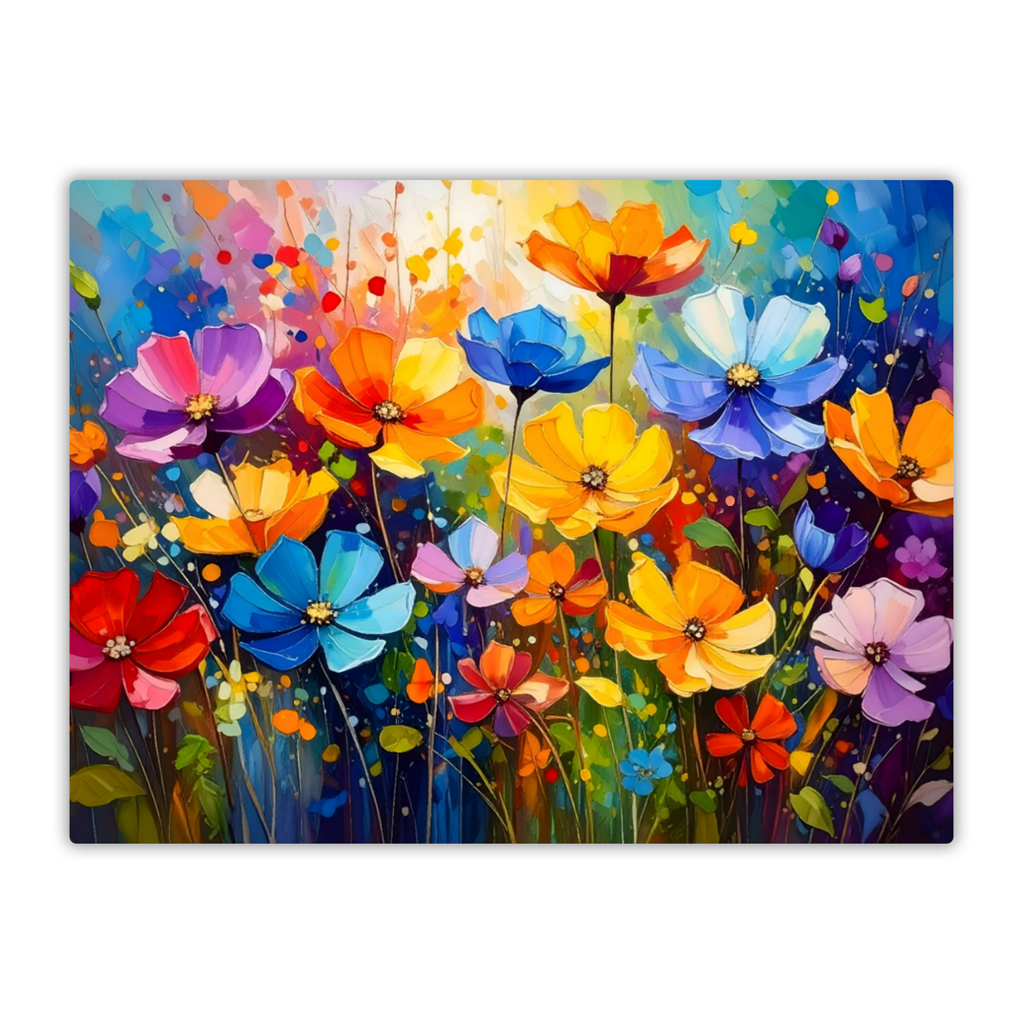 Wildflowers WA3, Printed On Gloss Aluminium To Enhance Colours And Details, Gift For You Or Family & Friends...