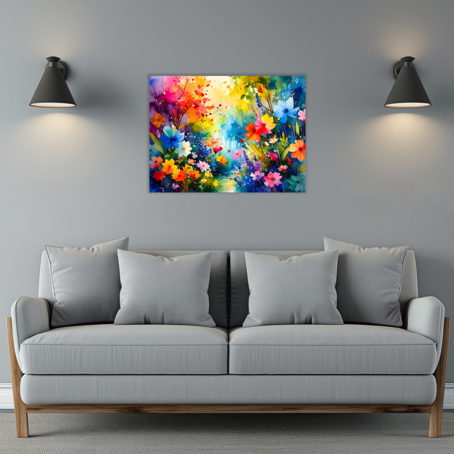 Wildflowers WA4, Printed On Gloss Aluminium To Enhance Colours And Details, Gift For You Or Family & Friends...
