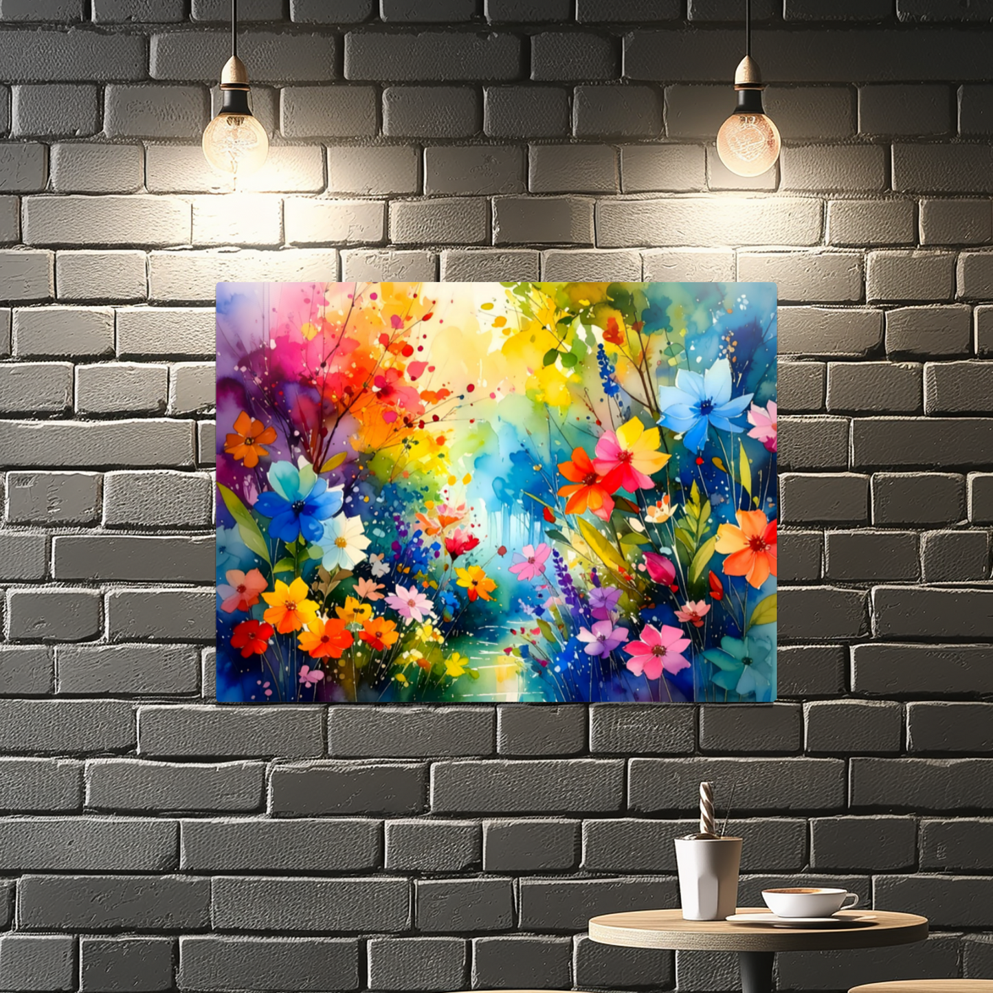 Wildflowers WA4, Printed On Gloss Aluminium To Enhance Colours And Details, Gift For You Or Family & Friends...