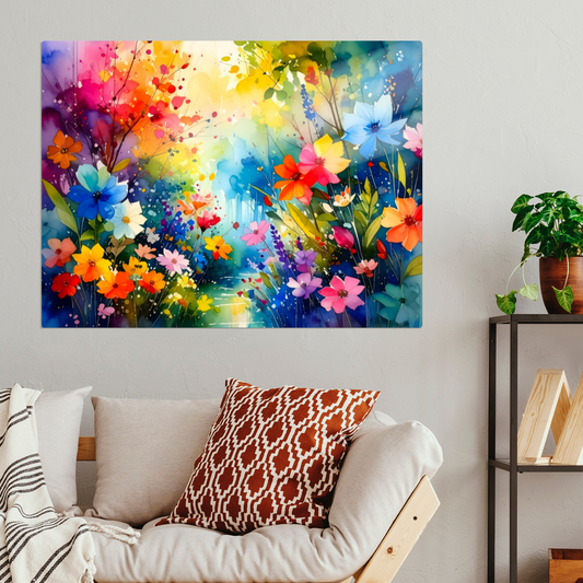 Wildflowers WA4, Printed On Gloss Aluminium To Enhance Colours And Details, Gift For You Or Family & Friends...