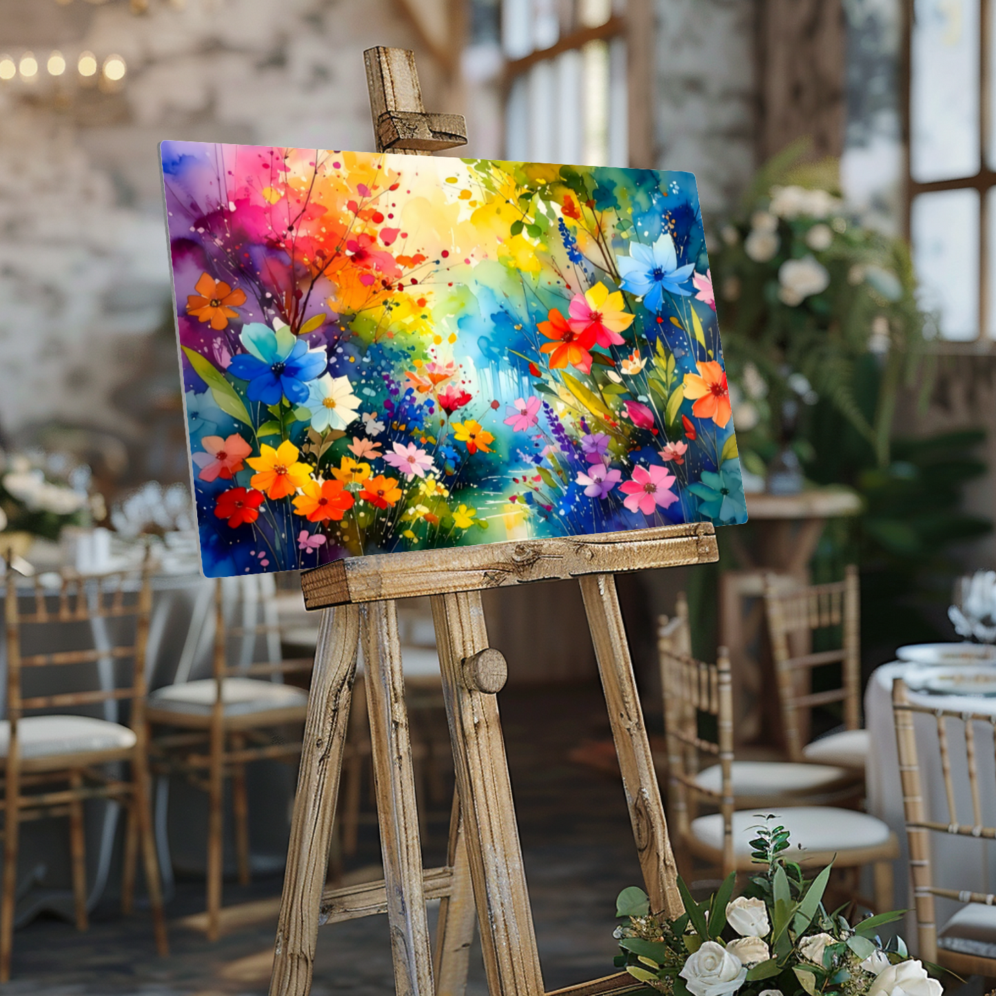 Wildflowers WA4, Printed On Gloss Aluminium To Enhance Colours And Details, Gift For You Or Family & Friends...