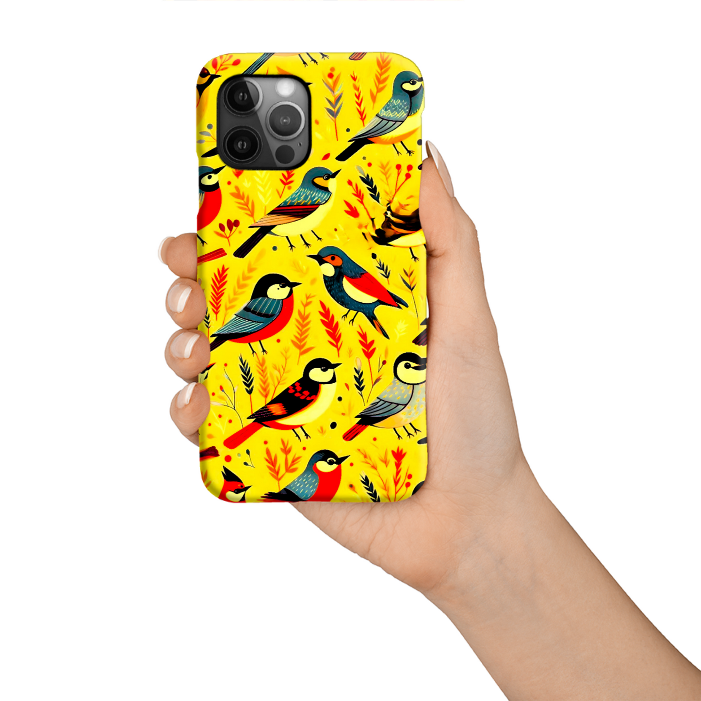 A Bird In The Hand 1, MagSafe Tough iPhone Case, Full Wrap Technology, Crafted From Premium Polycarbonate, Unique Image...
