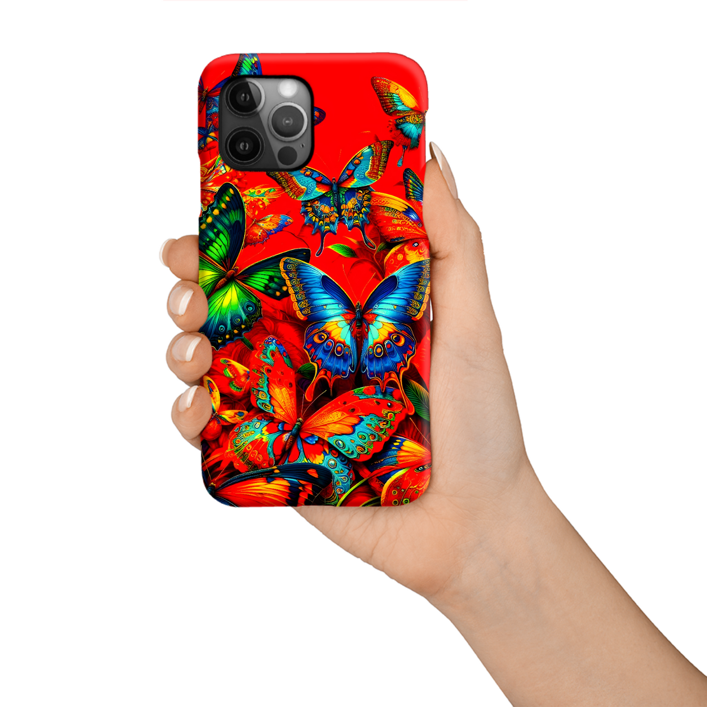 Butterfly BU4, MagSafe Tough iPhone Case, Full Wrap Technology, Crafted From Premium Polycarbonate, Unique Image...