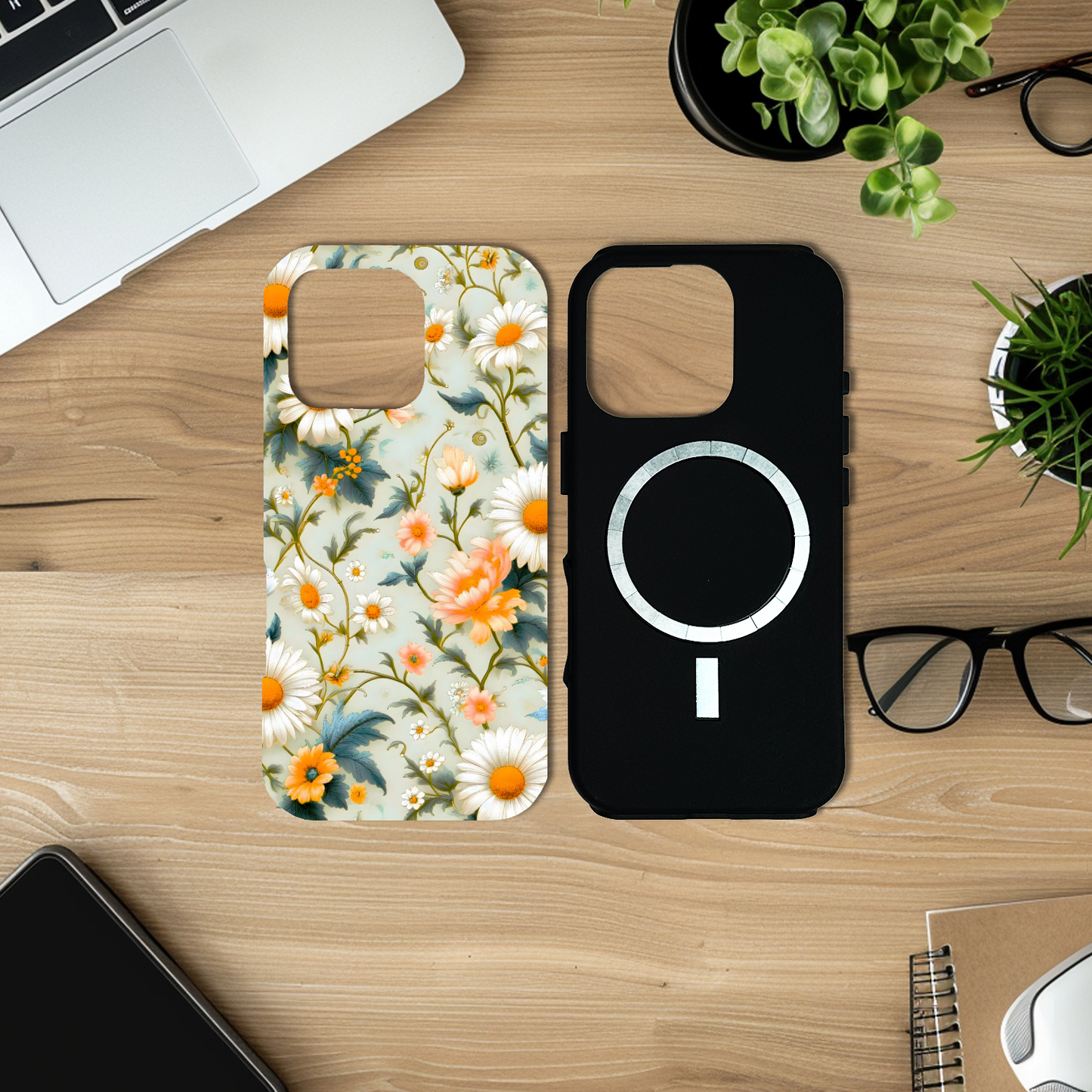 Daisy D1, MagSafe Tough Phone Case, Full Wrap Technology, Crafted From Premium Polycarbonate, Unique Image...