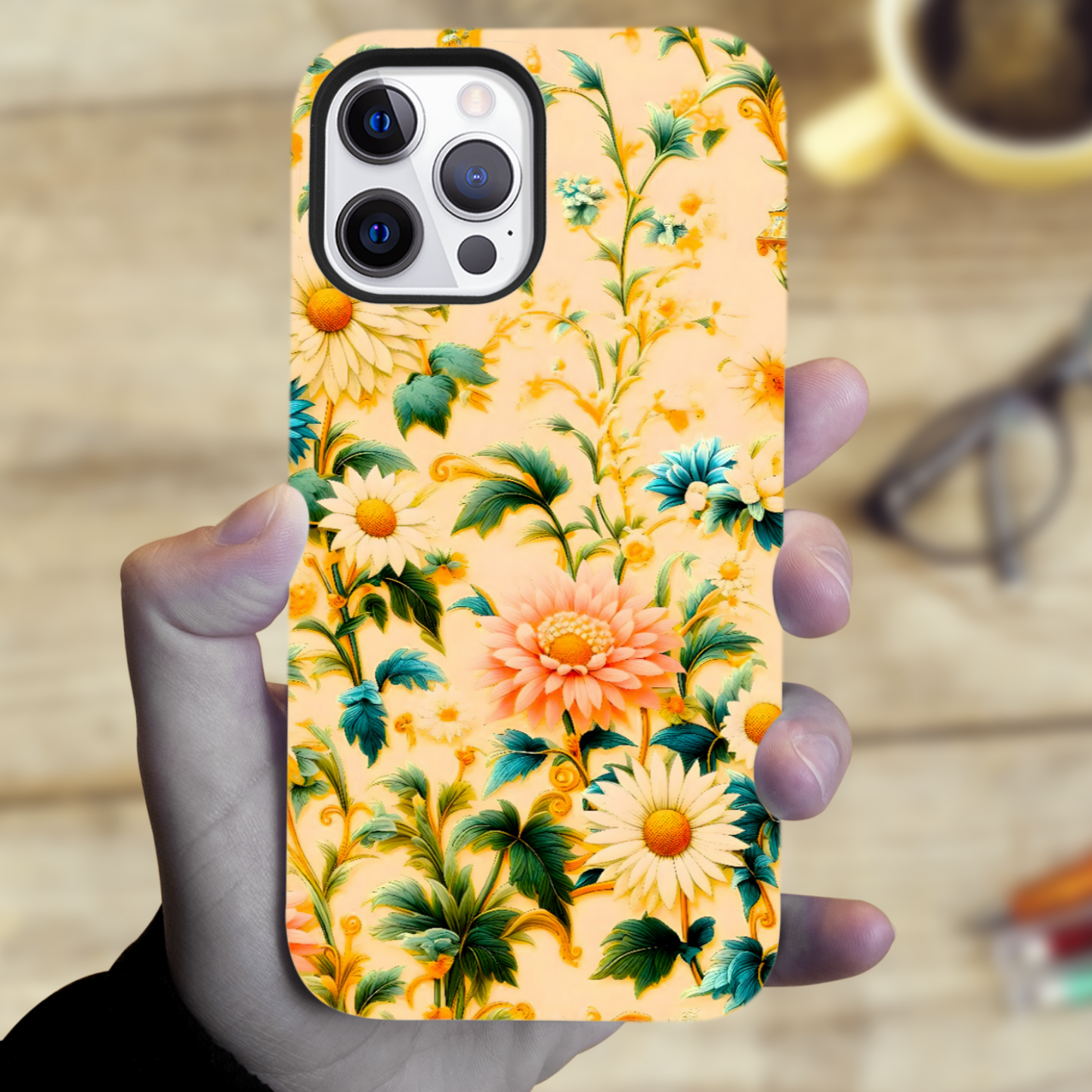 Daisy D2, MagSafe Tough Phone Case,  Full Wrap Technology, Crafted From Premium Polycarbonate, Unique Image...
