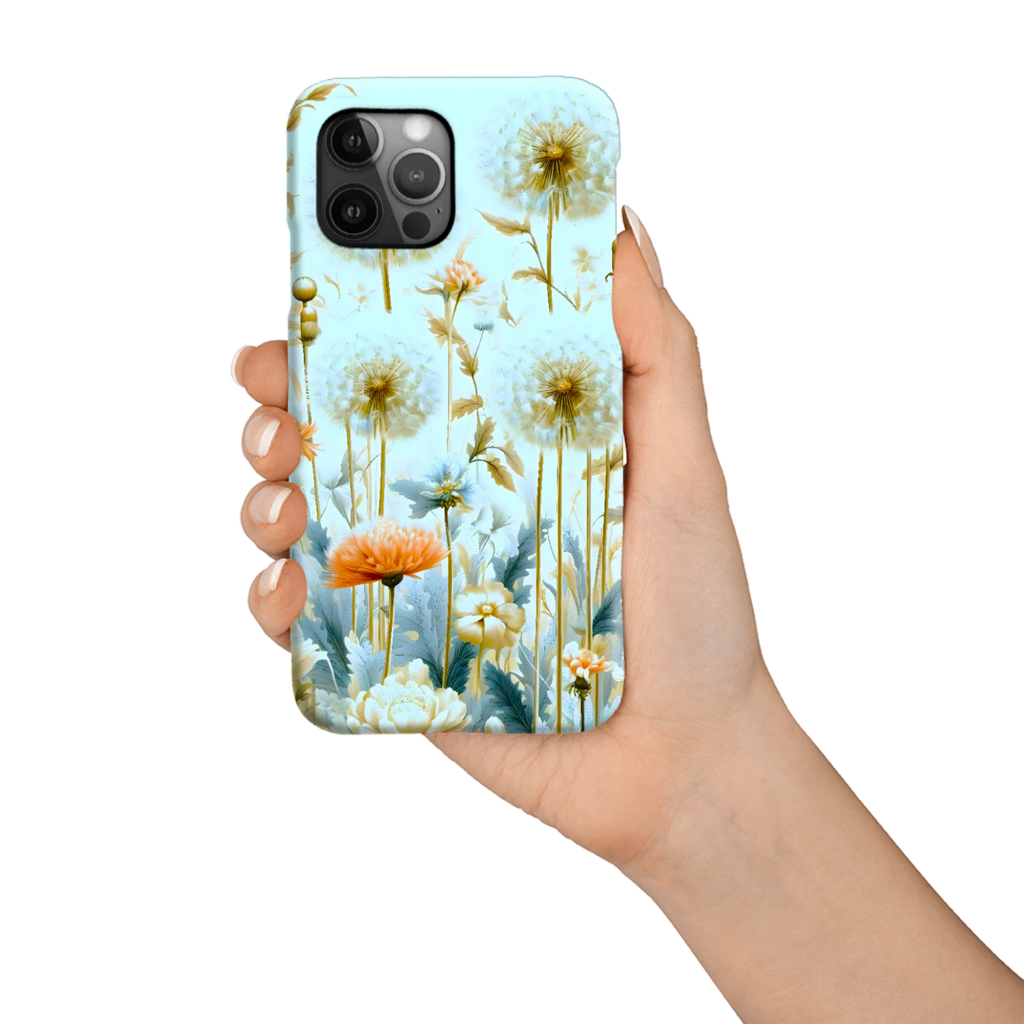 Dandelion DL1, MagSafe Tough Phone Case, Full Wrap Technology, Crafted From Premium Polycarbonate, Unique Image..