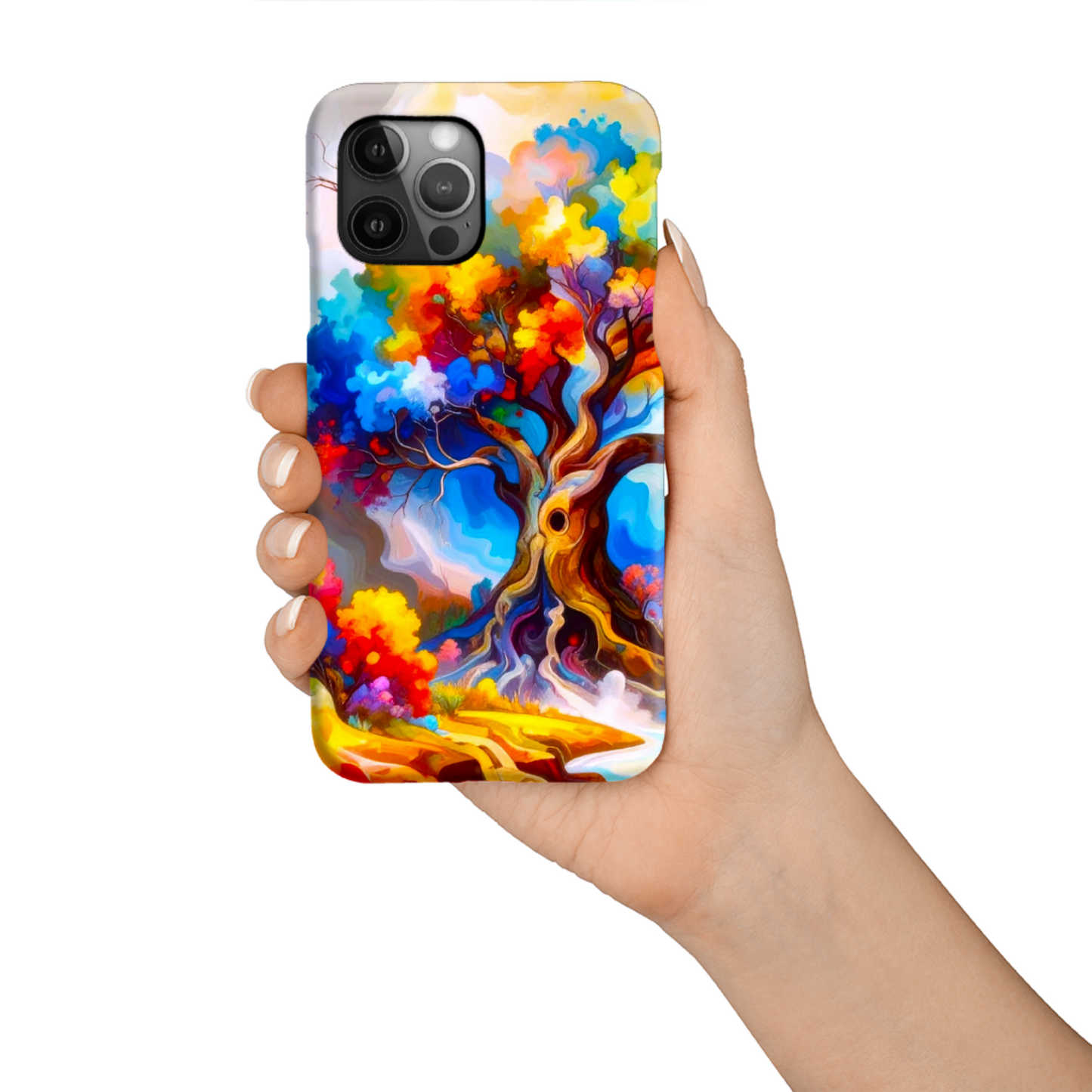 Old Oak Tree, MagSafe Tough iPhone Case, Full Wrap Technology, Crafted From Premium Polycarbonate, Unique Image...