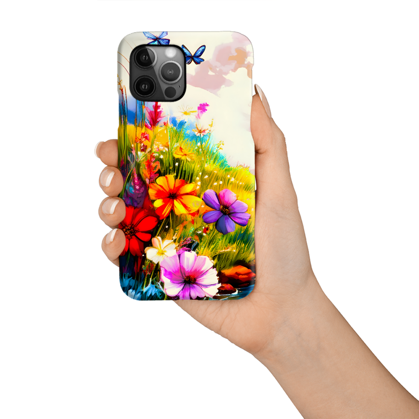 Wildflowers WF1, MagSafe Tough iPhone Case, Full Wrap Technology, Crafted From Premium Polycarbonate, Unique Image...