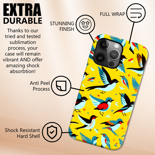 A Bird In The Hand 3, Slim Phone Case, Full Wrap Technology, Crafted From Premium Polycarbonate, Unique Image...
