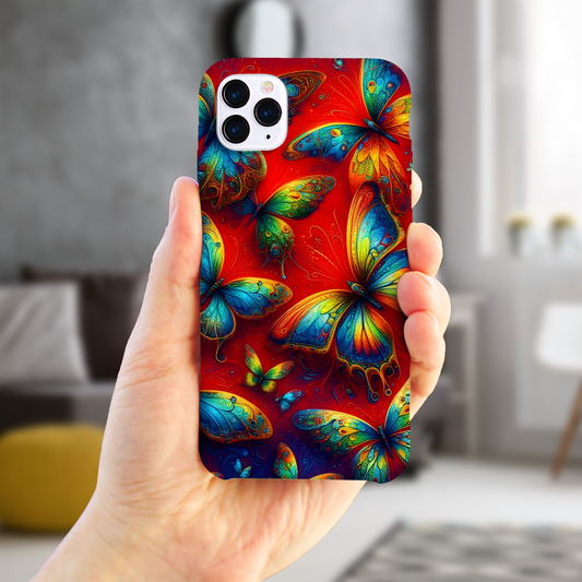 Butterfly 3, Slim Phone Case, Full Wrap Technology, Crafted From Premium Polycarbonate, Unique Image...