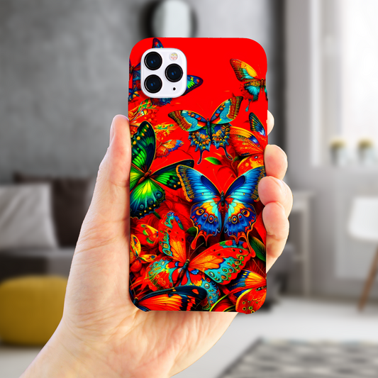 Butterfly 4, Slim Phone Case, Full Wrap Technology, Crafted From Premium Polycarbonate, Unique Image...